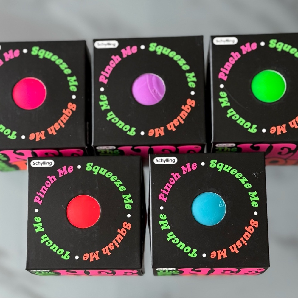 Squeeze Me Sensory Toys - Red, Pink, or Blue